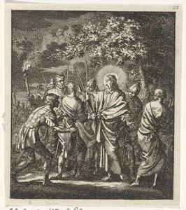 Christus gevangengenomen in de hof van Gethsemane