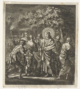 Christus gevangengenomen in de hof van Gethsemane
