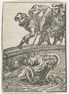 Christus in de beek van Cebron