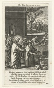 Christus in het huis van de hoofdtollenaar Zacheüs