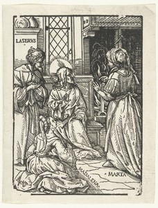 Christus in het huis van Marta en Maria