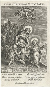 Christus leidt de Heilige familie terug naar Israël