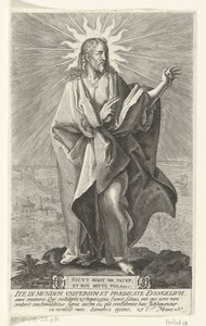 Christus maakt zegenend gebaar