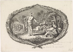 Christus maakt zijn slapende discipelen wakker