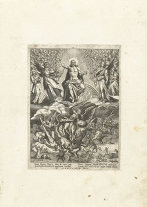 Christus met de engelen van middelste orde