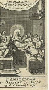 Christus met zijn discipelen aan het laatste avondmaal