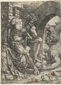 Christus op de koude steen