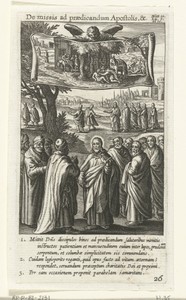 Christus stuurt apostelen op weg om mensen te genezen