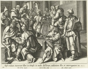 Christus temidden van de leraren