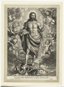 Christus toont wonden en triomfeert over de dood