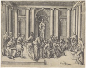 Christus tussen de schriftgeleerden in de tempel