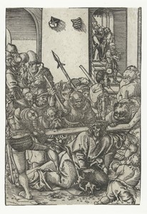 Christus valt bij de kruisdraging