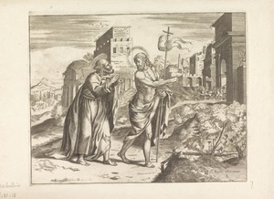 Christus verschijnt aan Petrus bij de poort van Rome