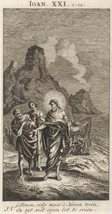 Christus verschijnt bij het Meer van Galilea