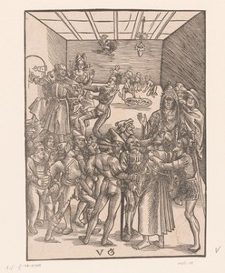 Christus voor Annas en de ontkenning door Petrus