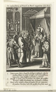Christus voor Annas en de verloochening van Petrus