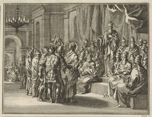 Christus voor de hogepriester Annas