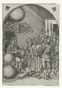 Christus voor Herodes geleid