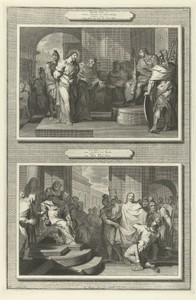 Christus voor Pilatus en voor Herodes