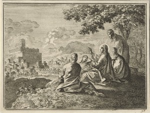 Christus voorspelt de vernietiging van Jeruzalem