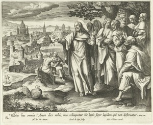 Christus voorspelt de vernietiging van Jeruzalem