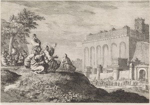 Christus voorspelt de vernietiging van Jeruzalem