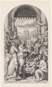 Christus wekt de zoon van de weduwe te Naïn op
