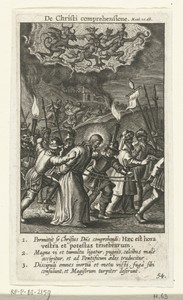 Christus wordt na zijn gevangenneming door soldaten weggevoerd