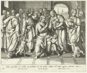 Christus zegent de kinderen
