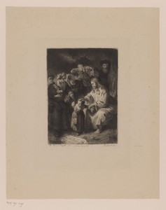 Christus zegent de kinderen