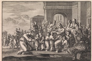 Christus zegent de kinderen