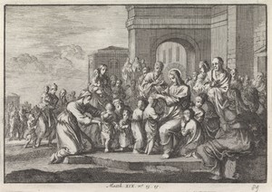 Christus zegent de kinderen