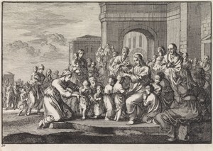 Christus zegent de kinderen