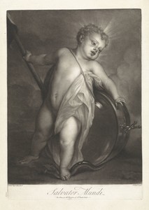 Christuskind als Salvator Mundi