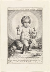 Christuskind als Salvator Mundi