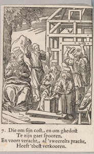 Christuskind bouwt een huis