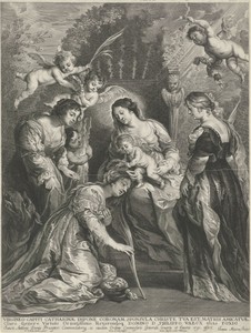 Christuskind kroont H. Catharina