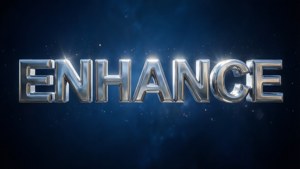 Chrome 3D Enhance Text