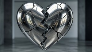 Chrome Broken Heart