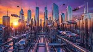 Chrome City Sunset
