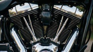 Chrome Engine Close-Up