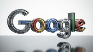 Chrome Google Logo 3D