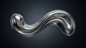 Chrome Liquid Banner