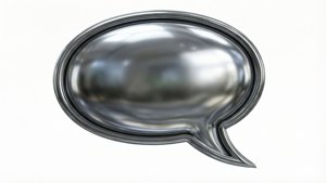 Chrome Metallic Bubble