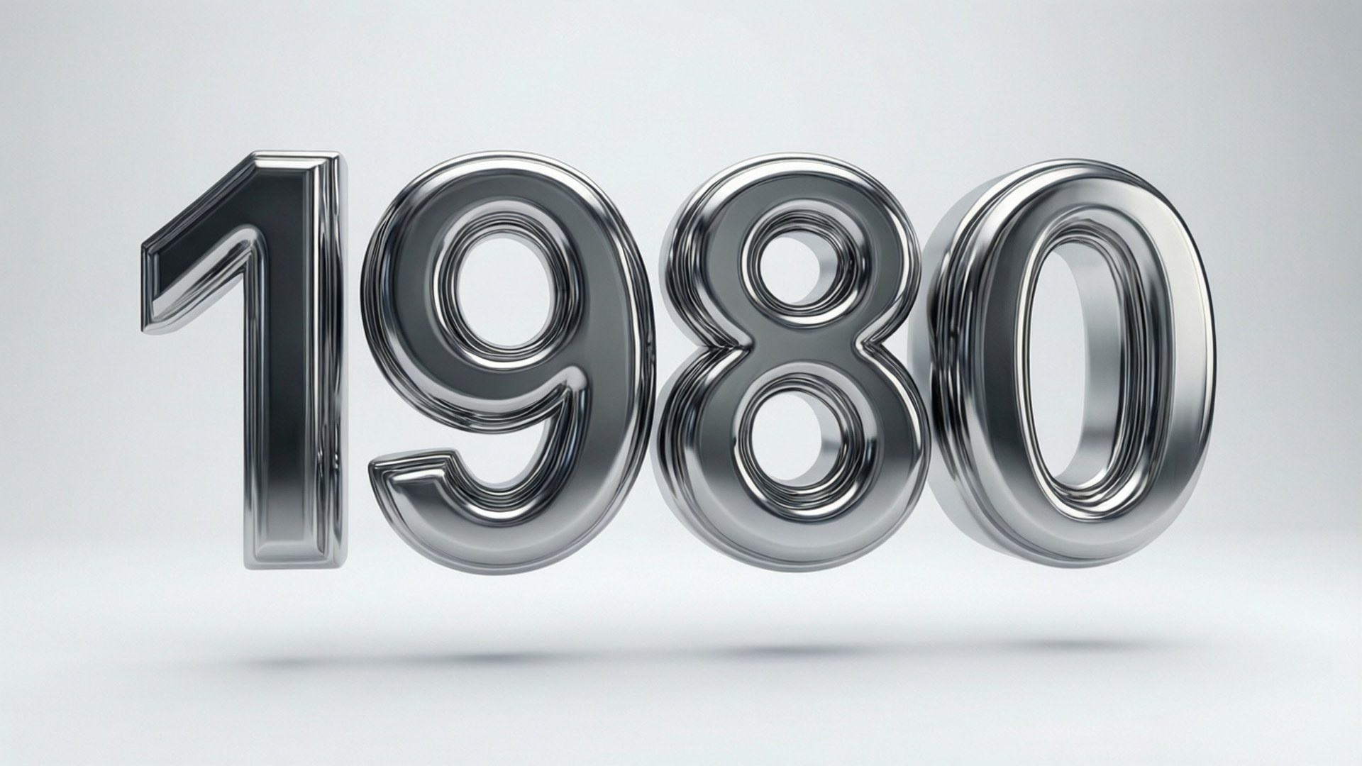 Chrome Number 1980 by Wallpapers.art Studio