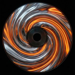 Chrome Orange Swirl