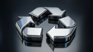 Chrome Recycle Symbol