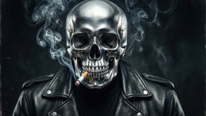 Chrome Skull Biker