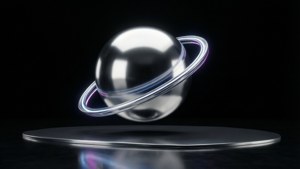 Chrome Sphere 3D