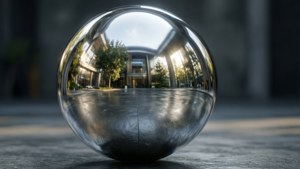 Chrome Sphere Reflection